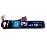 АКБ BlueMAX 1250mAh Lipo 7.4V 20C stick 11x20x105mm Т-разъем